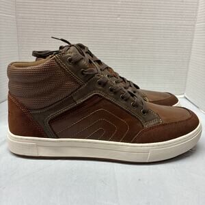 Men's Propet Kenton Casual Lace Up Boots Size 12 Wide Brown Color